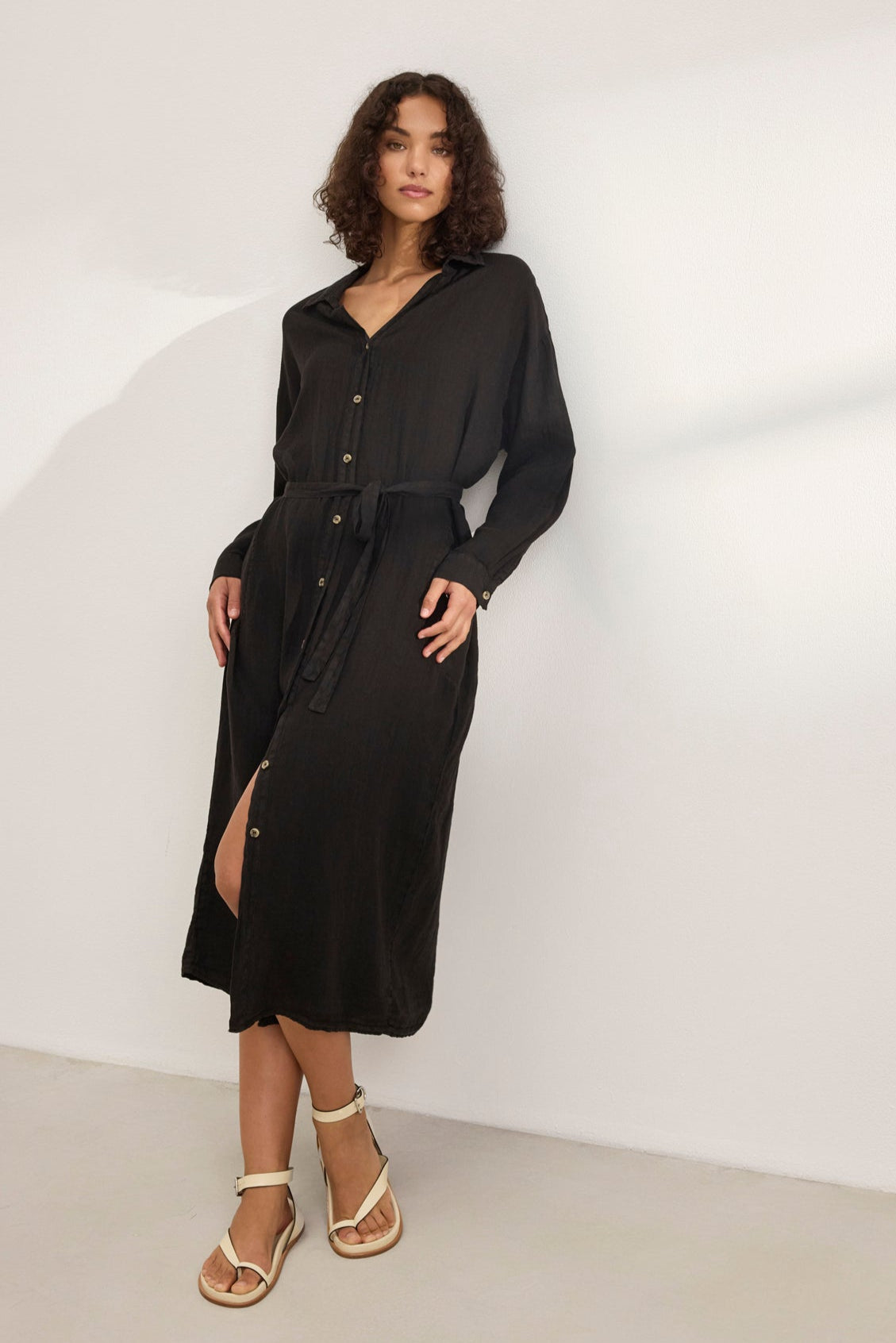NICOLE LINEN DRESS