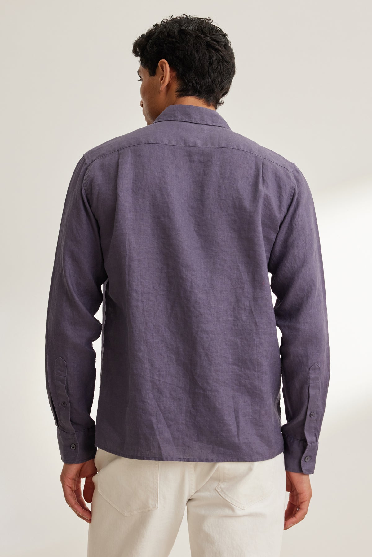 CARUSO LINEN BUTTON-UP SHIRT