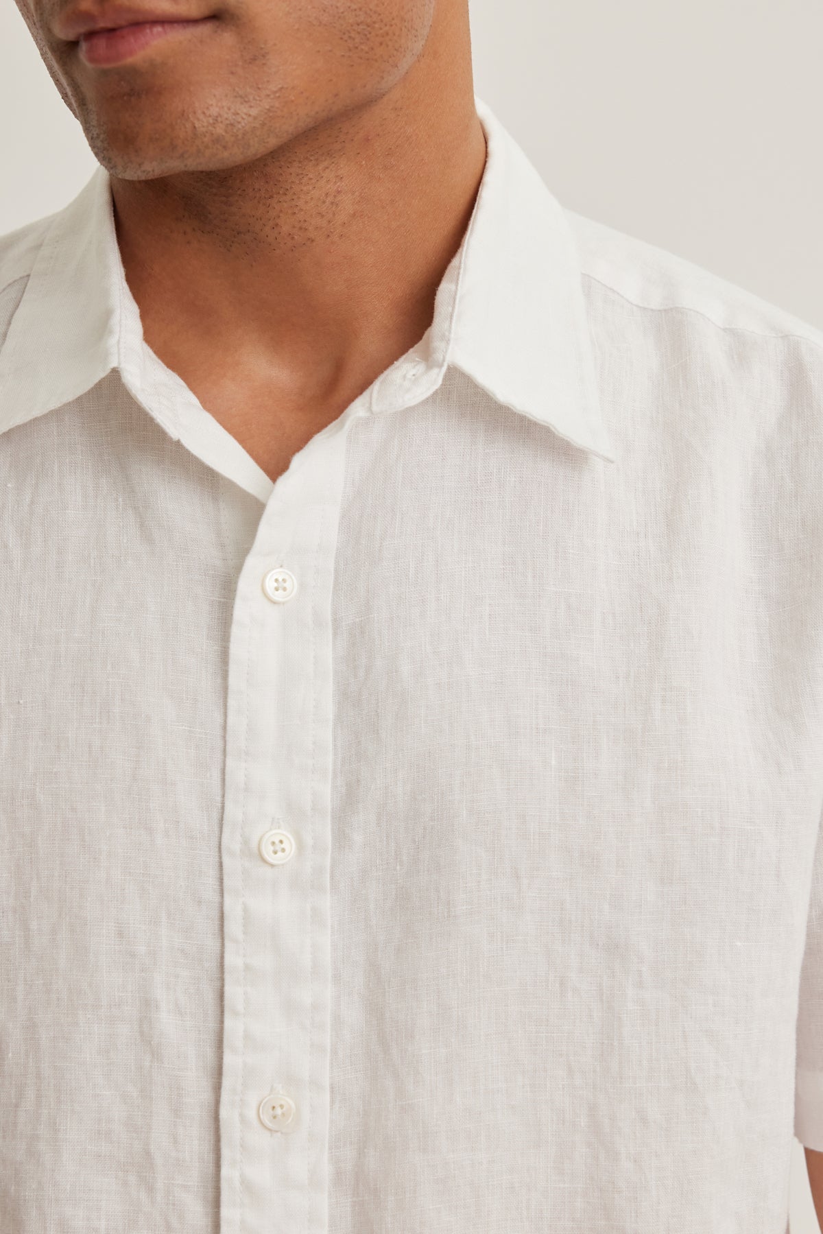 MICAH LINEN BUTTON-UP SHIRT